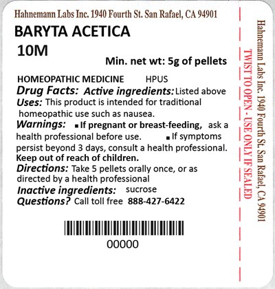 Baryta Acetica 10M 5g - Baryta Acetica 10M 5g